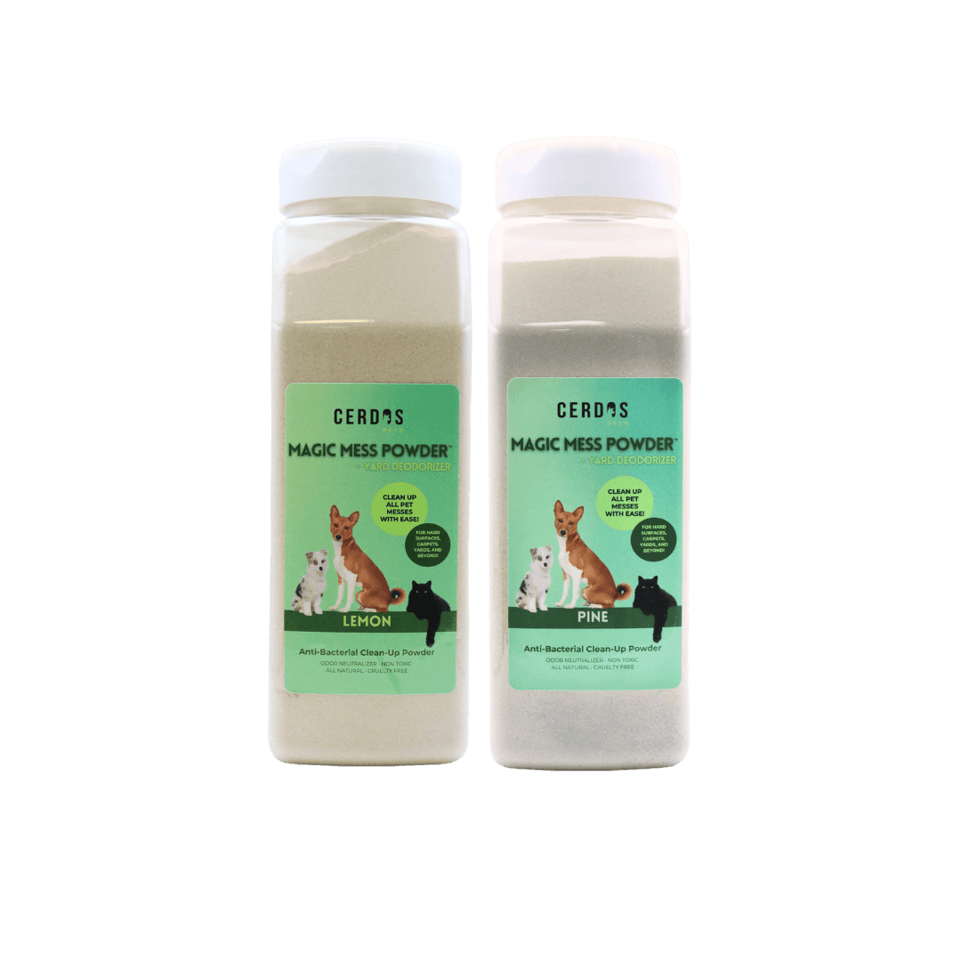 Pet Mess Cleanup Powder & Odor Control | Magic Mess Powder™ – Cerdos Pets